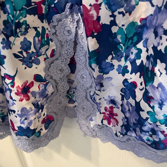FLORAL CHEMISE. THALIA SODI. SATIN FINISH and LACE TRIMS SLEEPWEAR. GUC - Picture 12 of 14